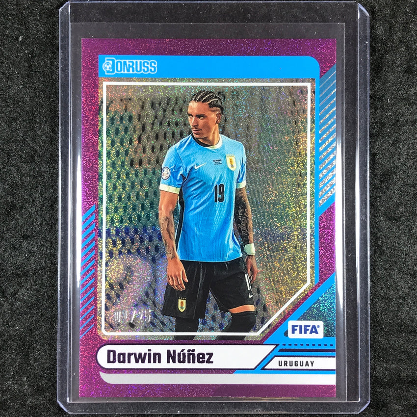 2024-25 Donruss Soccer DARWIN NUNEZ Base Purple 1/25 #32