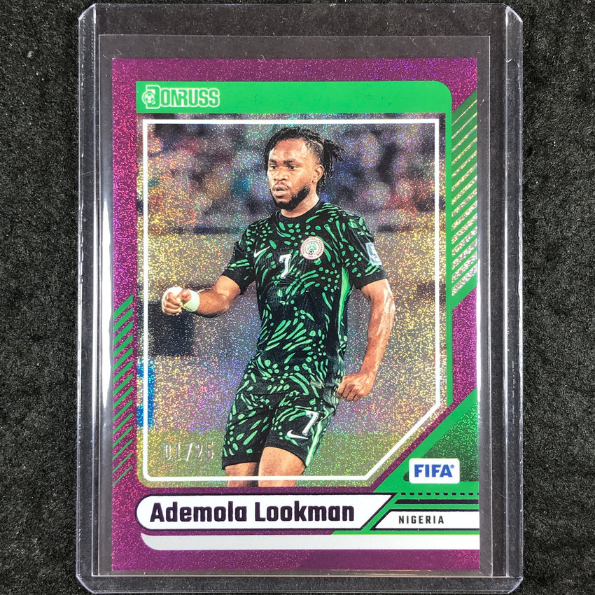2024-25 Donruss Soccer ADEMOLA LOOKMAN Base Purple 1/25 #163