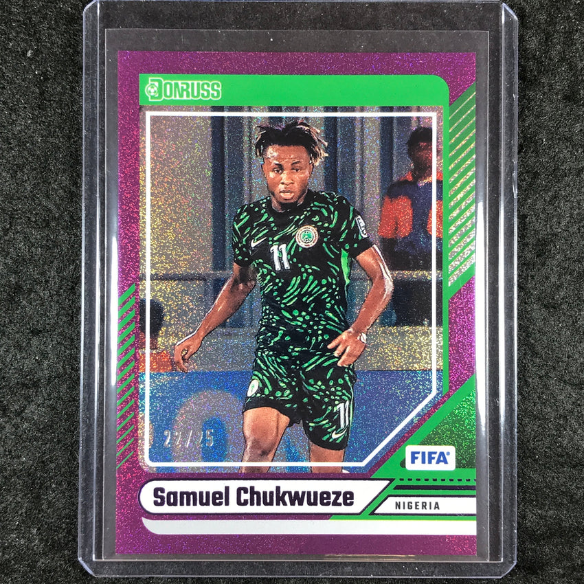 2024-25 Donruss Soccer SAMUEL CHUKWUEZE Base Purple 22/25 #166