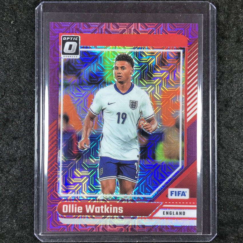 2024-25 Donruss Soccer OLLIE WATKINS Optic Purple Mojo 18/25 #67