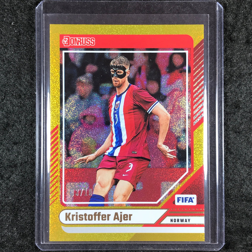 2024-25 Donruss Soccer KRISTOFFER AJER Base Gold 3/10 #93
