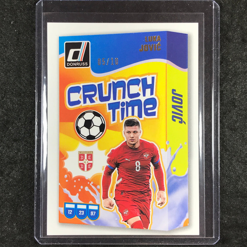 2024-25 Donruss Soccer LUKA JOVIC Crunch Time Gold 5/10 #13