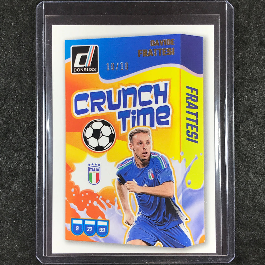 2024-25 Donruss Soccer DAVIDE FRATTESI Crunch Time Gold 10/10 #20