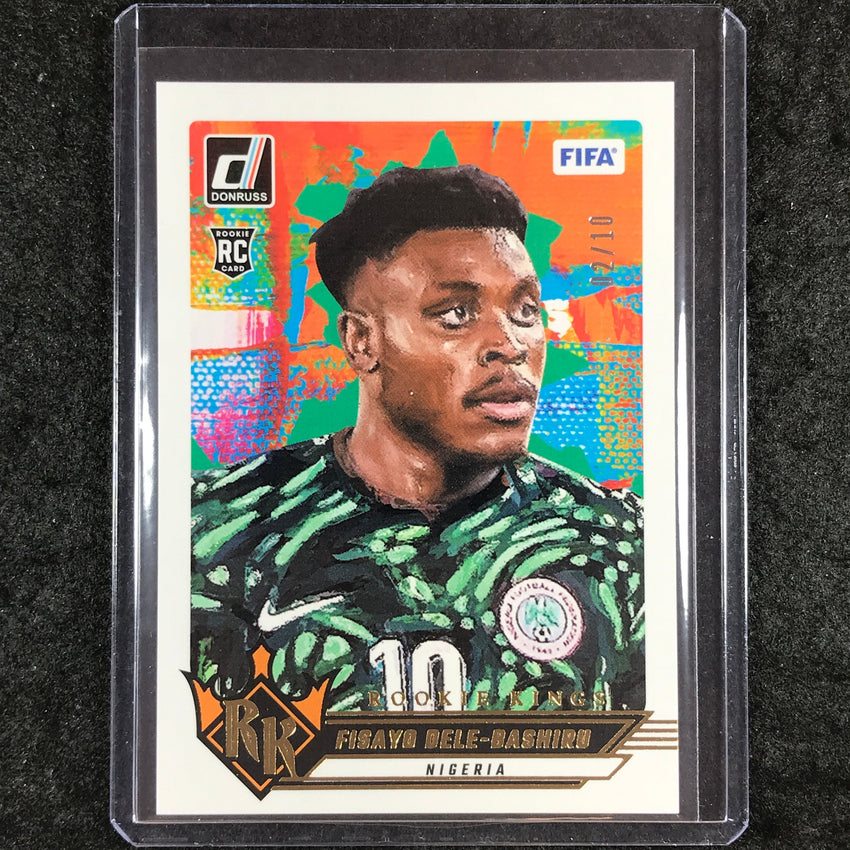 2024-25 Donruss Soccer FISAYO DELE-BASHIRU Rookie Kings Gold 2/10 #12