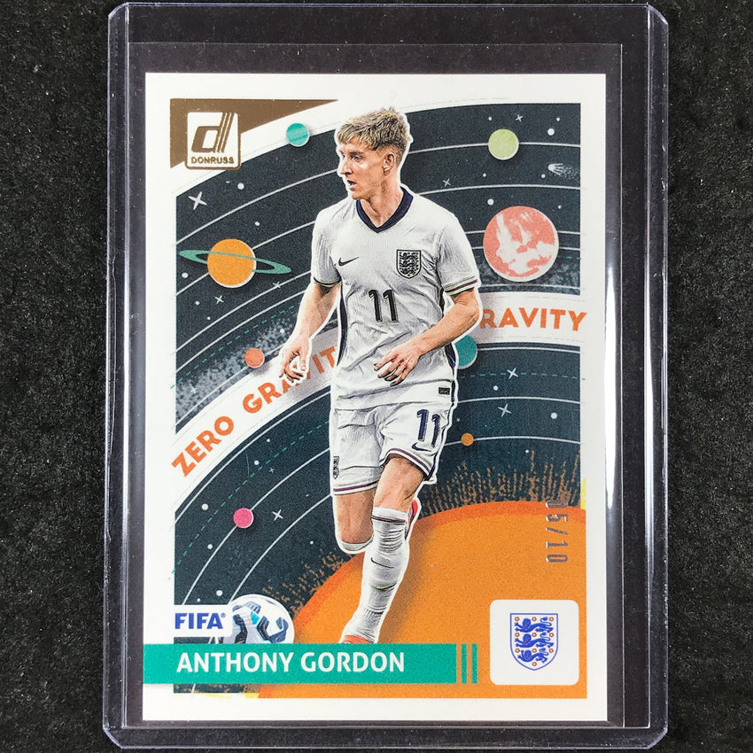 2024-25 Donruss Soccer ANTHONY GORDON Zero Gravity Gold 5/10 #22