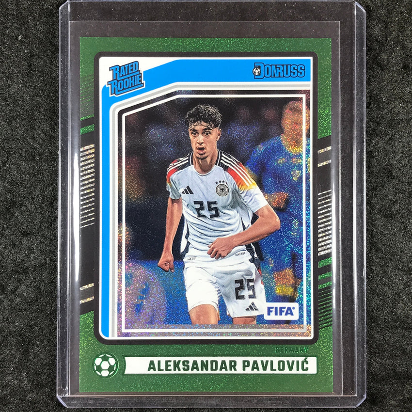 2024-25 Donruss Soccer ALEKSANDAR PAVLOVIC Rated Rookie Green 3/5 #191
