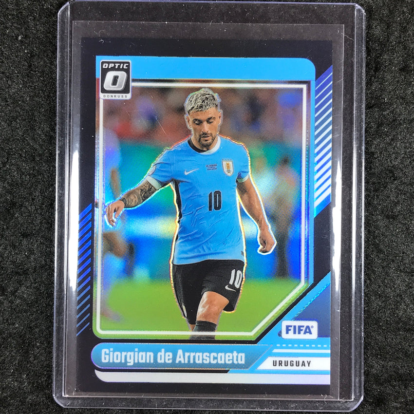 2024-25 Donruss Soccer GIORGIAN DE ARRASCAETA Optic Black 1/1 #34
