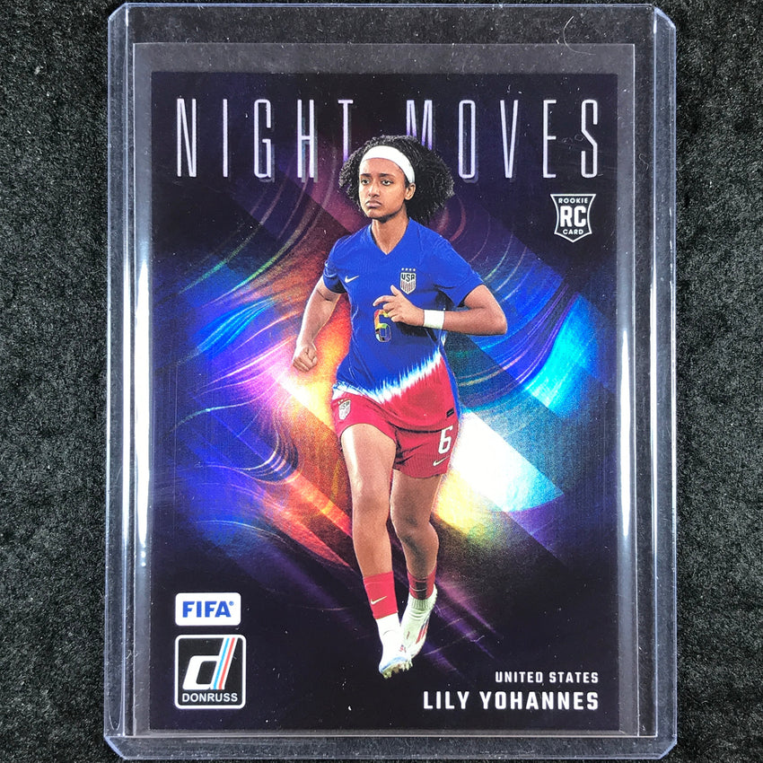 2024-25 Donruss Soccer LILY YOHANNES Night Moves Rookie SSP #2