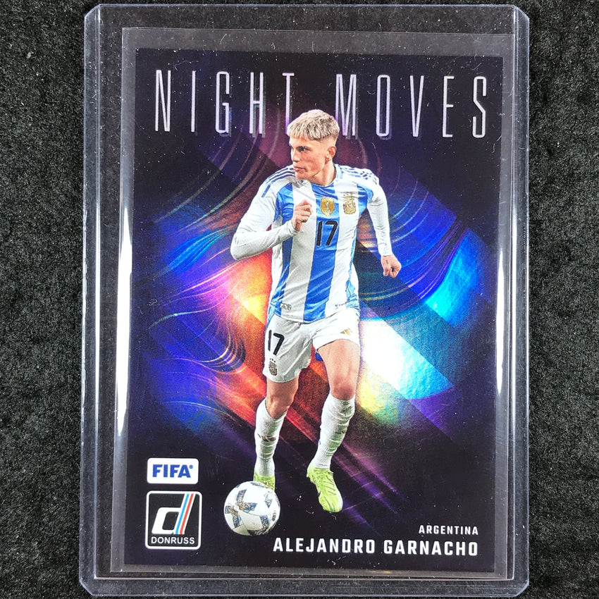 2024-25 Donruss Soccer ALEJANDRO GARNACHO Night Moves Rookie SSP #15