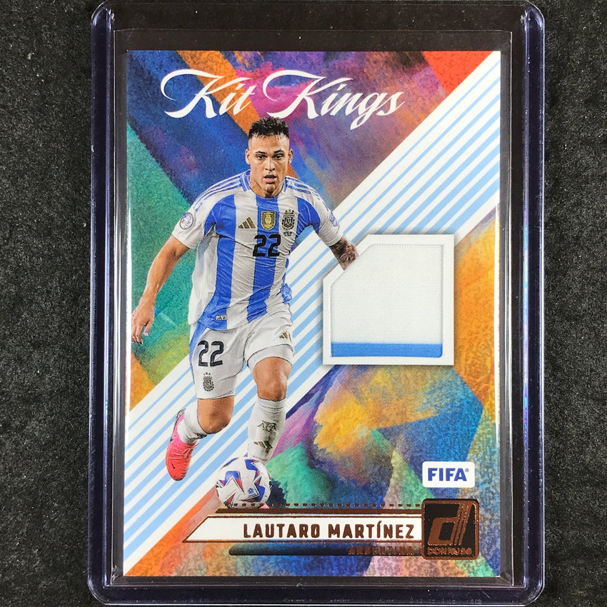 2024-25 Donruss Soccer LAUTARO MARTINEZ Kit Kings Jersey Relic #LMA