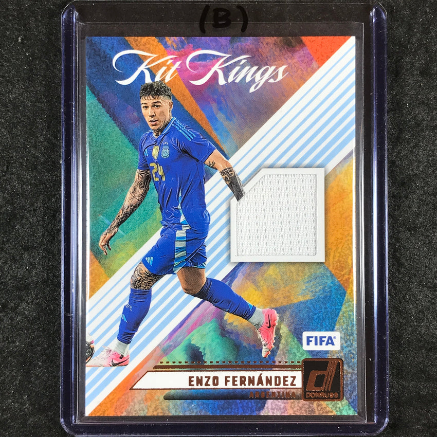 2024-25 Donruss Soccer ENZO FERNANDEZ Kit Kings Jersey Relic #EF (B)