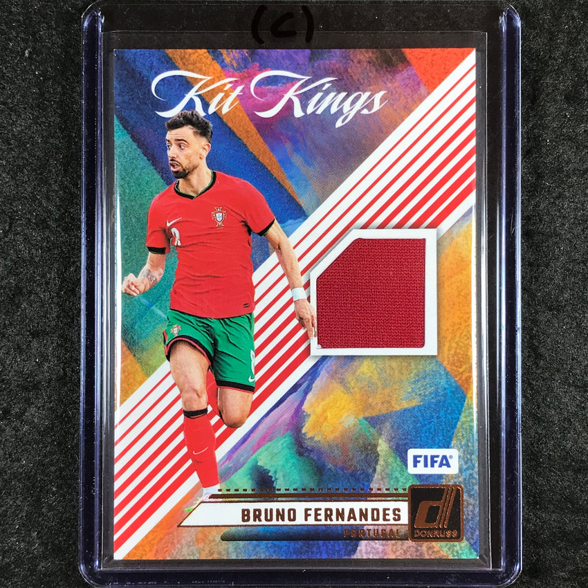 2024-25 Donruss Soccer BRUNO FERNANDES Kit Kings Jersey Relic #BFE (C)
