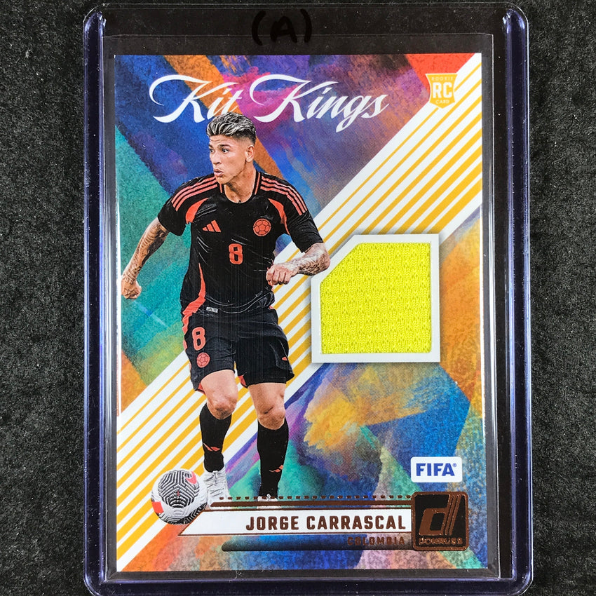 2024-25 Donruss Soccer JORGE CARRASCAL Kit Kings Rookie Jersey Relic #JCA (A)