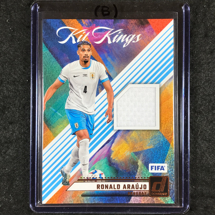 2024-25 Donruss Soccer RONALD ARAUJO Kit Kings Jersey Relic #RAR (B)