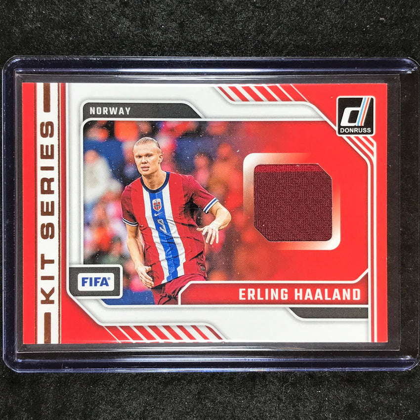 2024-25 Donruss Soccer ERLING HAALAND Kit Series Jersey Relic #EH