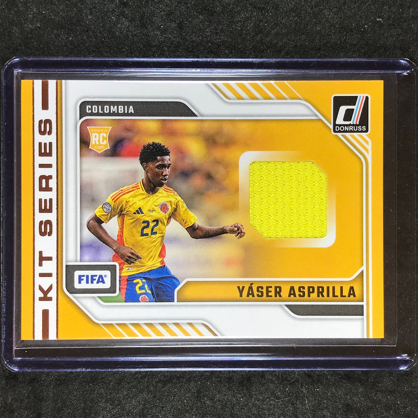 2024-25 Donruss Soccer YASER ASPRILLA Kit Series Rookie Jersey Relic #YA