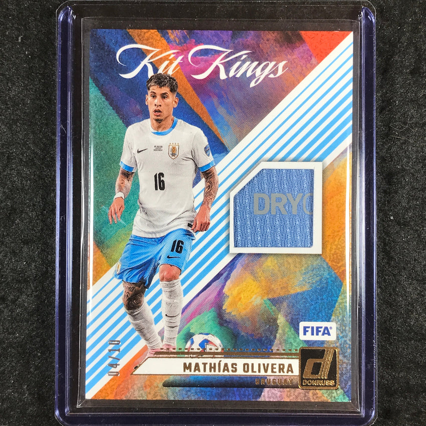 2024-25 Donruss Soccer MATHIAS OLIVERA Kit Kings Patch Relic Gold 4/10