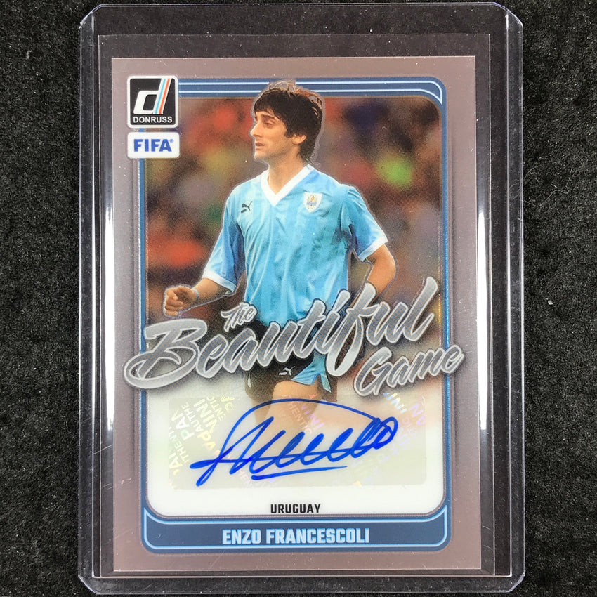 2024-25 Donruss Soccer ENZO FRANCESCOLI The Beautiful Game Auto Base #EF