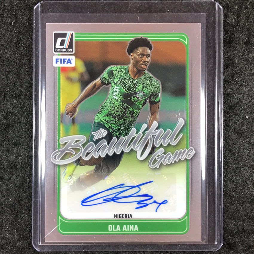 2024-25 Donruss Soccer OLA AINA The Beautiful Game Auto Base #OA