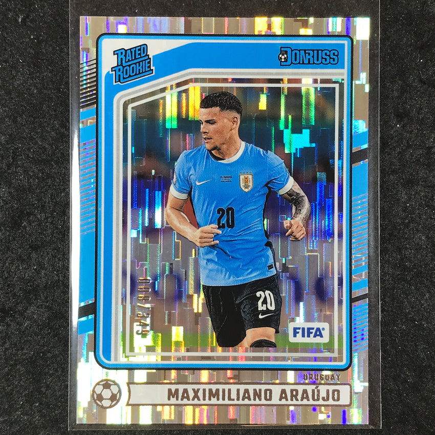 2024-25 Donruss Soccer MAXIMILIANO ARAUJO Rated Rookie Silver /349 #196