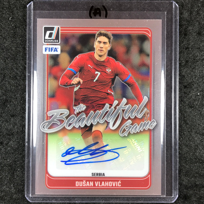 2024-25 Donruss Soccer DUSAN VLAHOVIC The Beautiful Game Auto Base #DV (A)