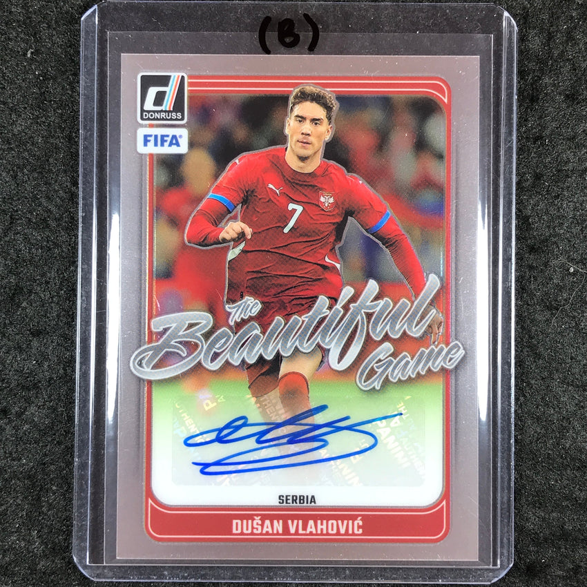 2024-25 Donruss Soccer DUSAN VLAHOVIC The Beautiful Game Auto Base #DV (B)