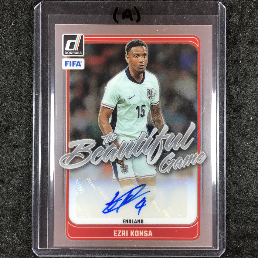 2024-25 Donruss Soccer EZRI KONSA The Beautiful Game Auto Base #EK (A)