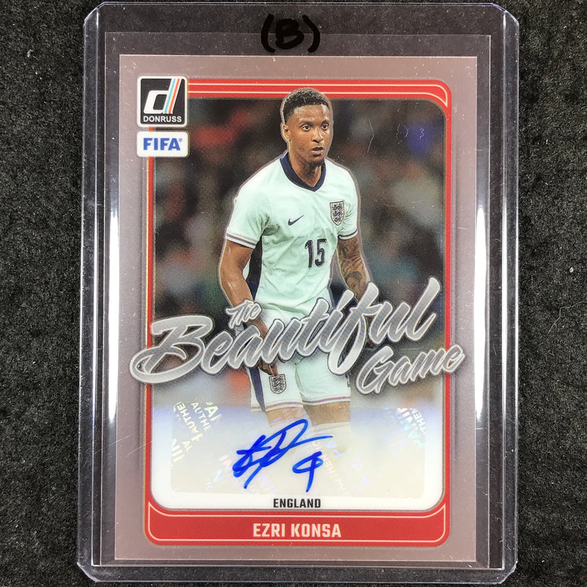 2024-25 Donruss Soccer EZRI KONSA The Beautiful Game Auto Base #EK (B)