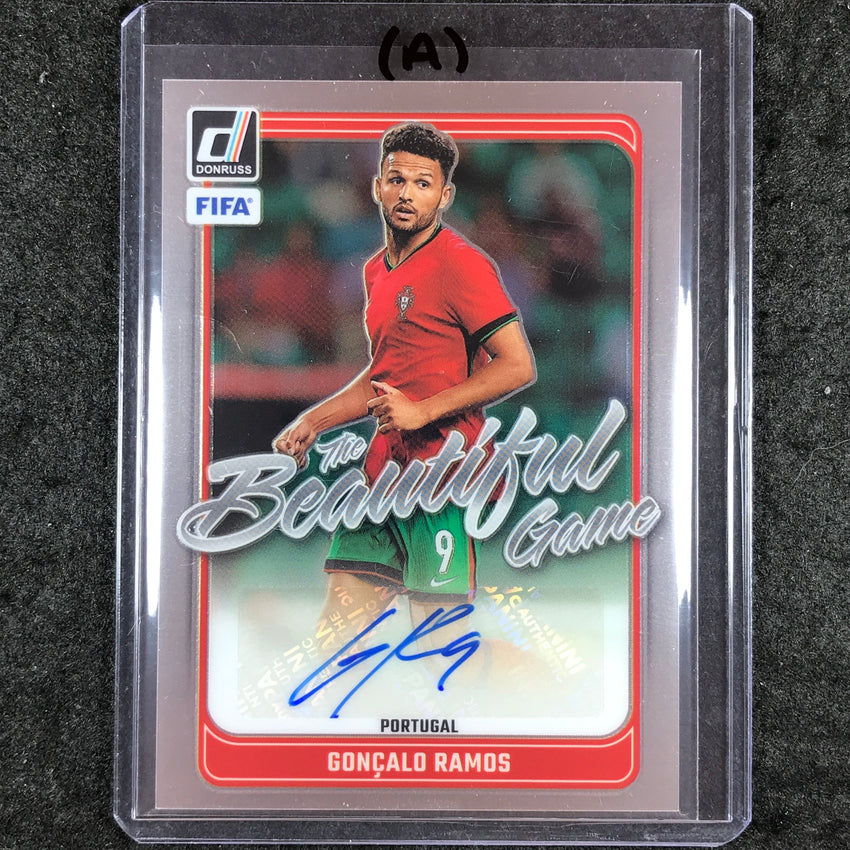 2024-25 Donruss Soccer GONCALO RAMOS The Beautiful Game Auto Base #GR (A)