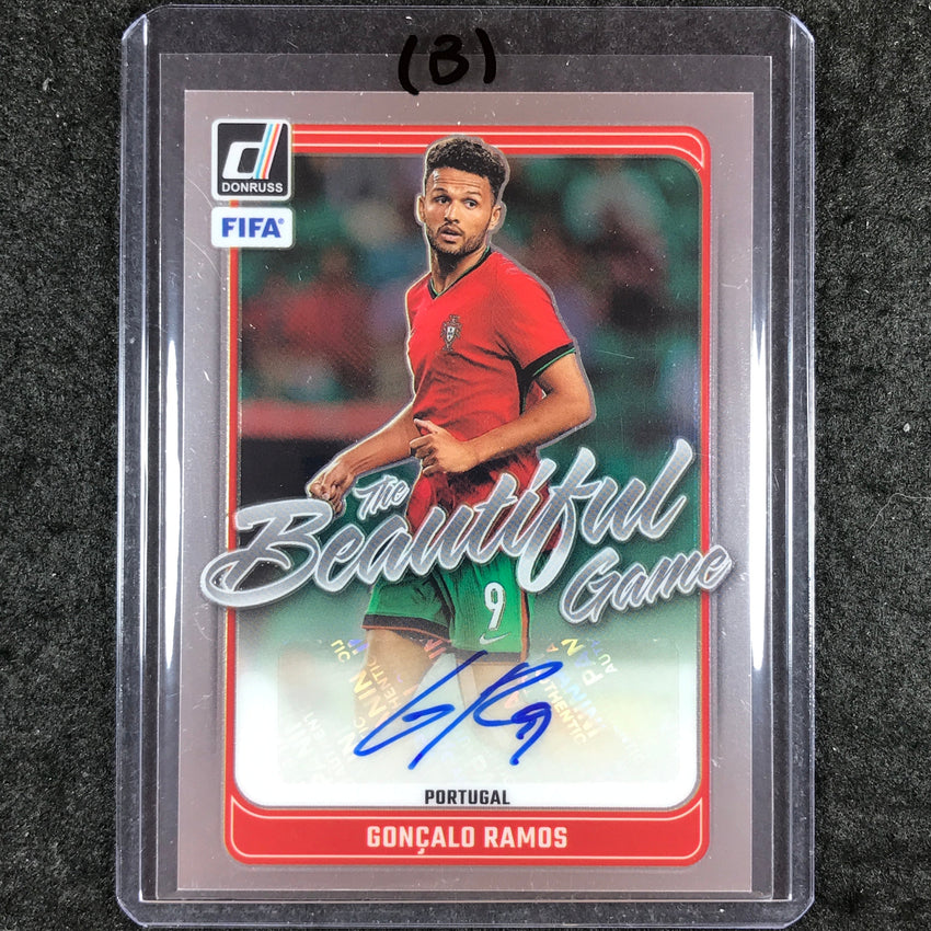 2024-25 Donruss Soccer GONCALO RAMOS The Beautiful Game Auto Base #GR (B)