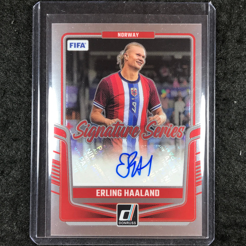 2024-25 Donruss Soccer ERLING HAALAND Signature Series Auto Base #EH
