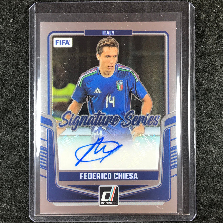 2024-25 Donruss Soccer FEDERICO CHIESA Signature Series Auto Base #FC