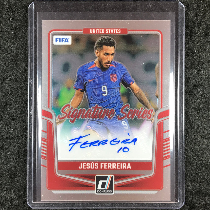 2024-25 Donruss Soccer JESUS FERREIRA Signature Series Auto Base #JF