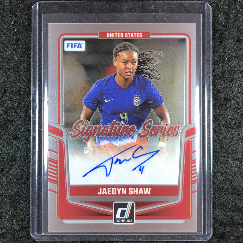 2024-25 Donruss Soccer JAEDYN SHAW Signature Series Auto Base #JSH