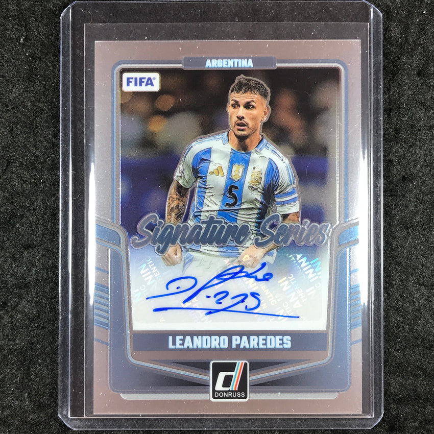 2024-25 Donruss Soccer LEANDRO PAREDES Signature Series Auto Base #LP