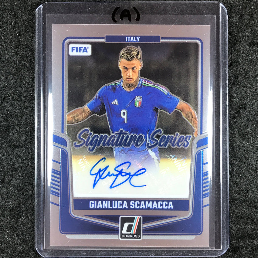 2024-25 Donruss Soccer GIANLUCA SCAMACCA Signature Series Auto Base #GS (A)