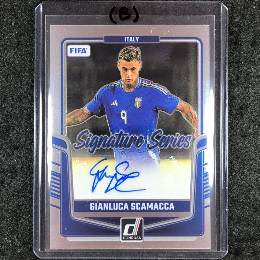 2024-25 Donruss Soccer GIANLUCA SCAMACCA Signature Series Auto Base #GS (B)