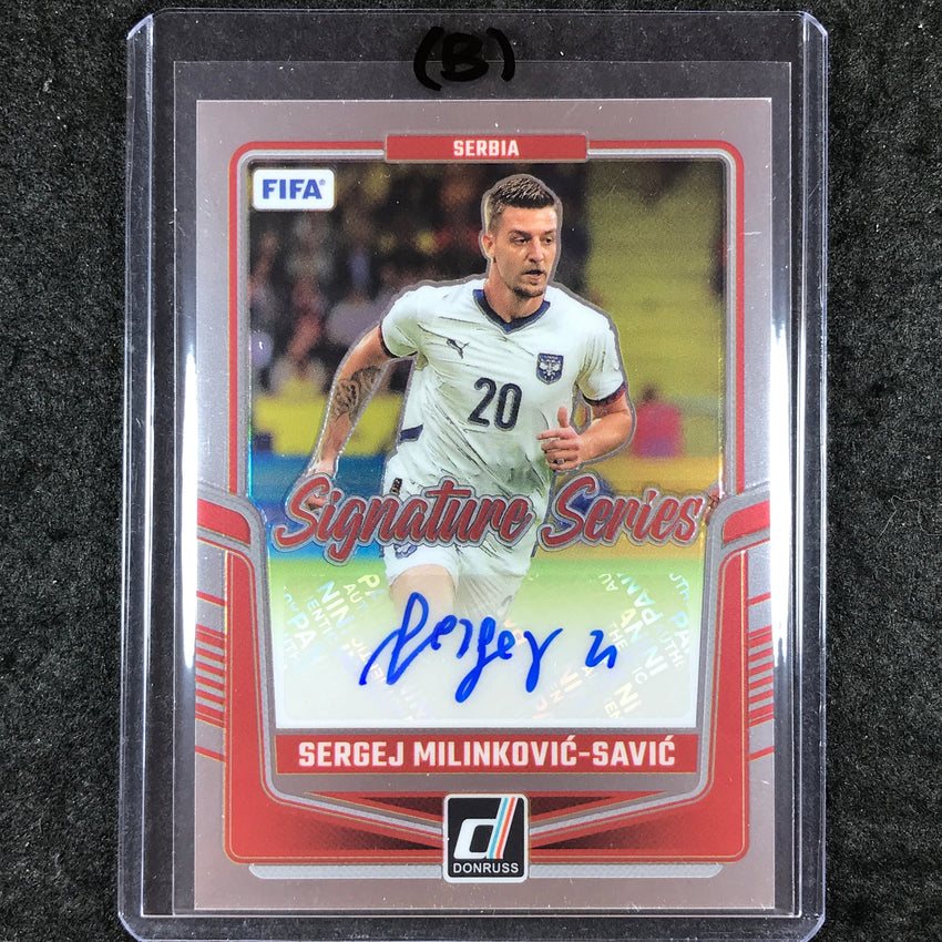 2024-25 Donruss Soccer SERGEJ MILINKOVIC-SAVIC Signature Series Auto #SMS (A)