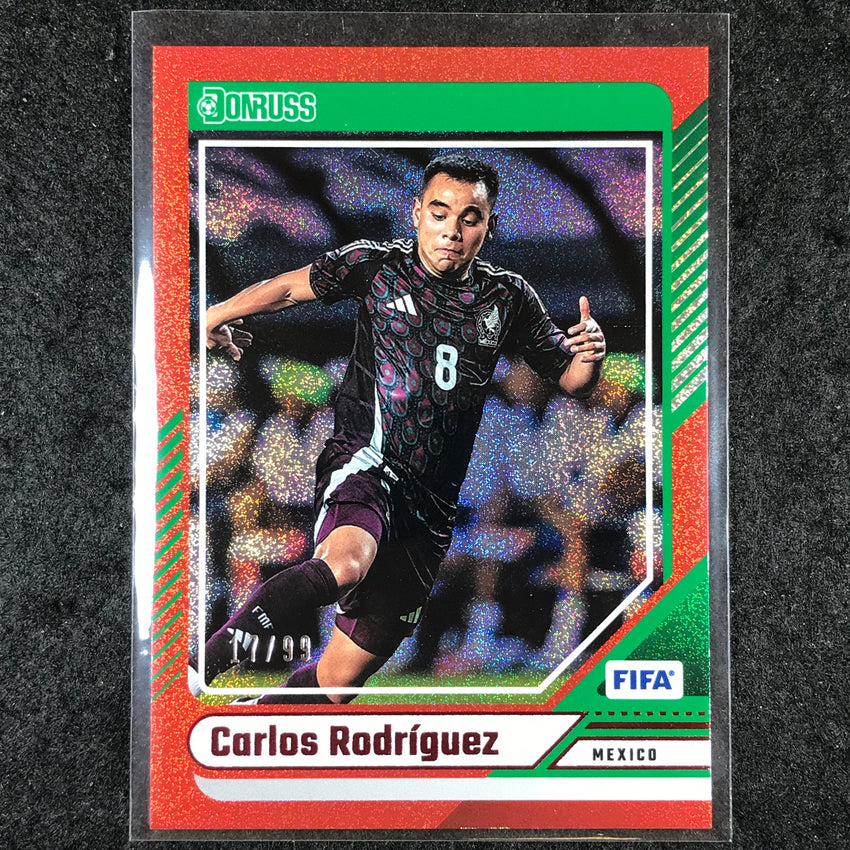 2024-25 Donruss Soccer CARLOS RODRIGUEZ Base Red 17/99 #43