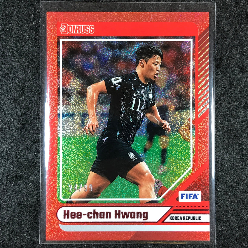 2024-25 Donruss Soccer HEE-CHAN HWANG Base Red 24/99 #48