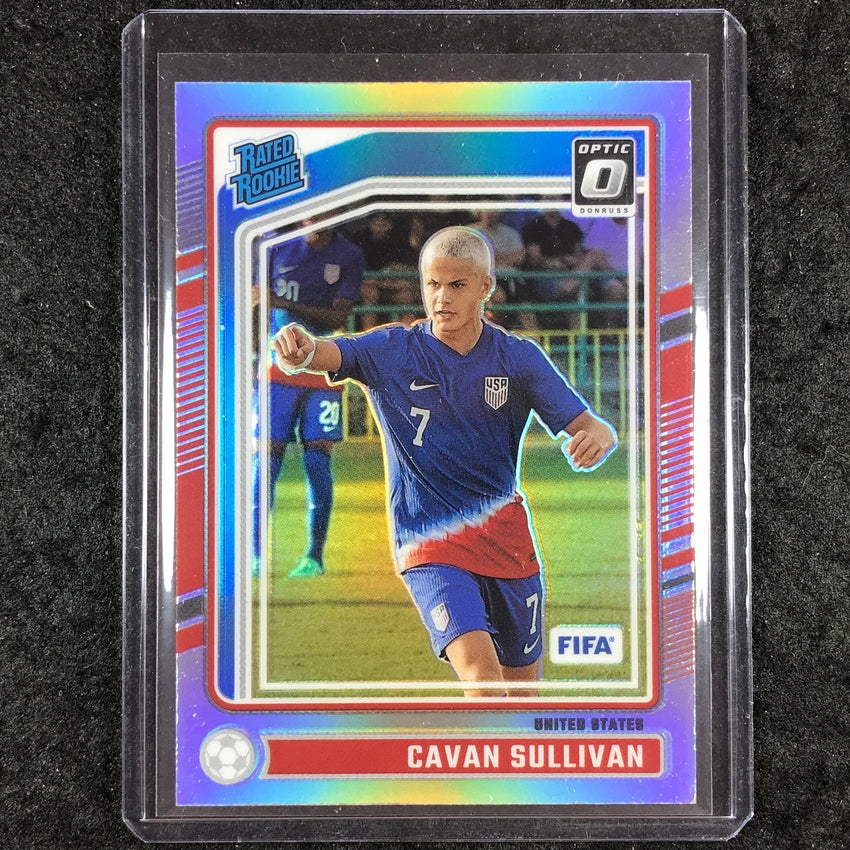 2024-25 Donruss Soccer CAVAN SULLIVAN Rated Rookie Optic Silver Holo #184