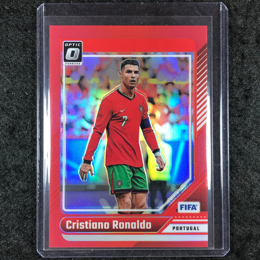 2024-25 Donruss Soccer CRISTIANO RONALDO Optic Red /299 #115