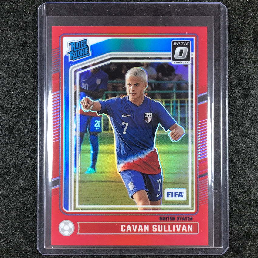 2024-25 Donruss Soccer CAVAN SULLIVAN Rated Rookie Optic Red /299 #184