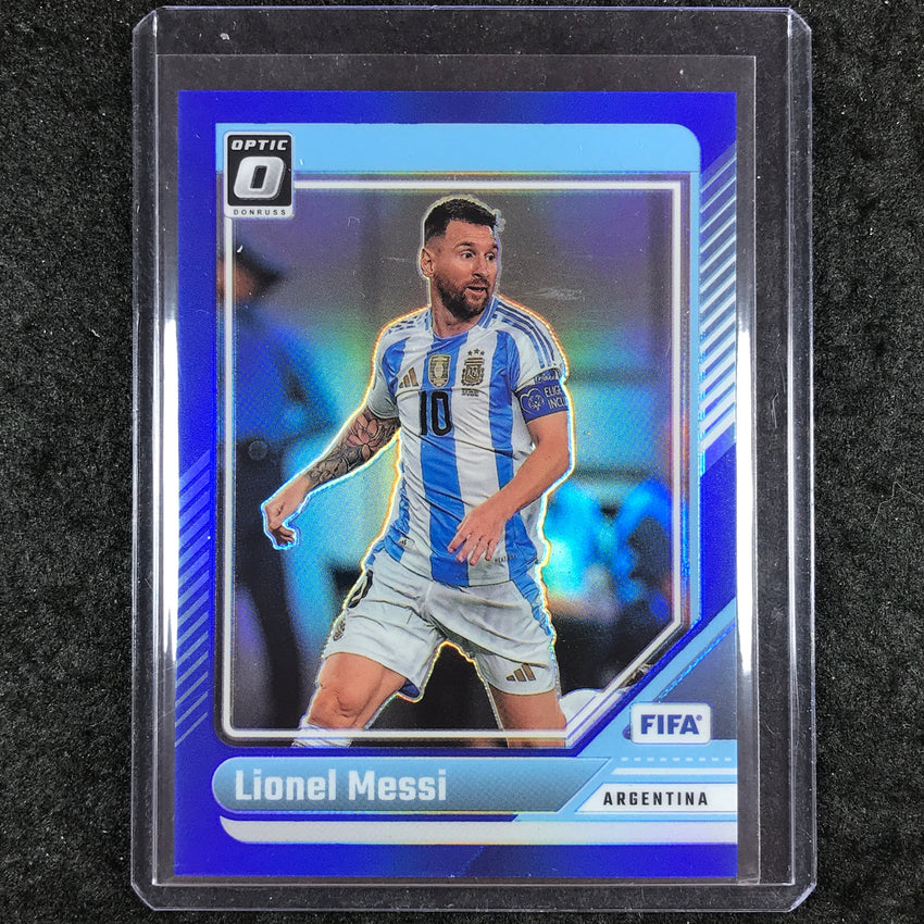2024-25 Donruss Soccer LIONEL MESSI Optic Blue /149 #80
