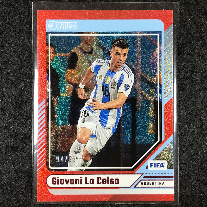 2024-25 Donruss Soccer GIOVANI LO CELSO Base Red 94/99 #72