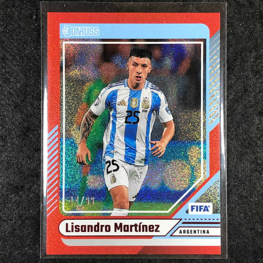 2024-25 Donruss Soccer LISANDRO MARTINEZ Base Red 14/99 #84