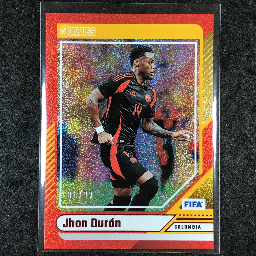 2024-25 Donruss Soccer JHON DURAN Base Red 85/99 #86