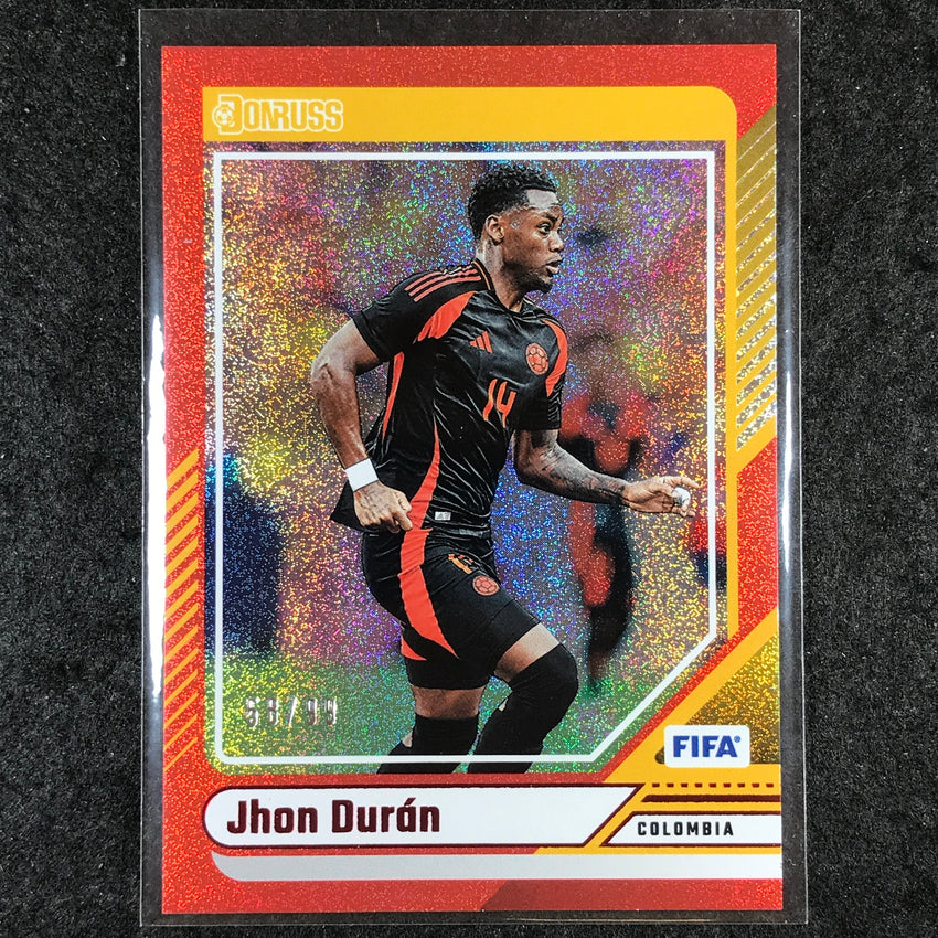 2024-25 Donruss Soccer JHON DURAN Base Red 58/99 #86