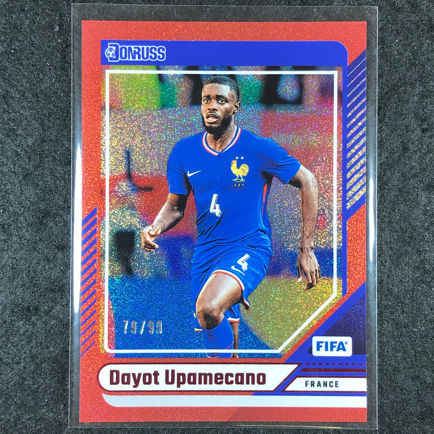 2024-25 Donruss Soccer DAYOT UPAMECANO Base Red 79/99 #113