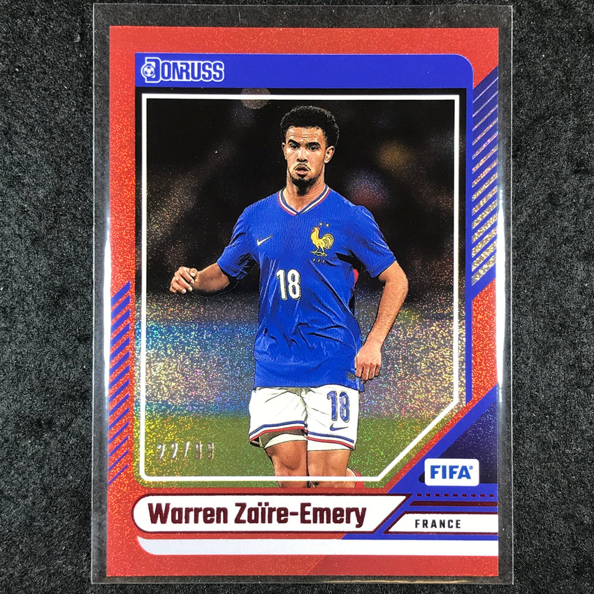 2024-25 Donruss Soccer WARREN ZAIRE-EMERY Base Red 22/99 #114